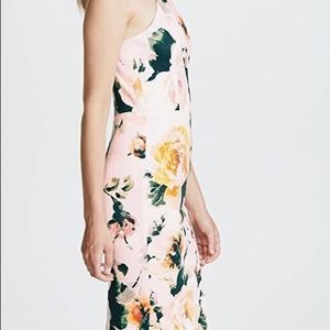 Black Halo Montego floral body con dress